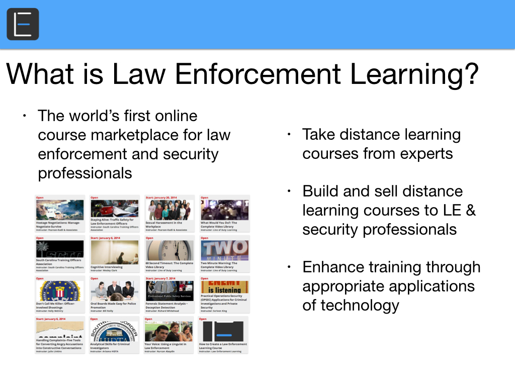 Law Enforcement Learning Overview.003